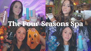 ASMR  The 4 Seasons Spa amp Salon 🌸🌴🍁❄️ skincare haircare personal attention [upl. by Esertal942]