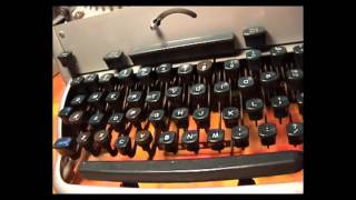 1960 Remington Noiseless No 10 typewriter [upl. by Naivatco]