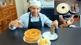 Tortita de Yuca  Mandioca Guacamote sin Gluten con el toque de Luis Ecuador [upl. by Kessler908]