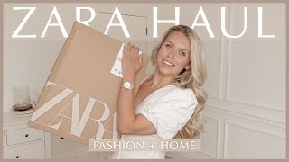 ZARA HAUL Summer Capsule Staples amp Zara Home Finds [upl. by Eniad]