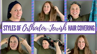 Styles of Jewish Hair Covering for Women  Orthodox Jewish Mom Jar of Fireflies [upl. by Pich]