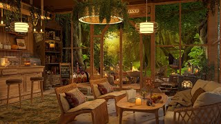 Warm March Jazz Music amp 4K Cozy Coffee Shop Ambience ☕ Background Music for Relaxing and Working [upl. by Tsuda]