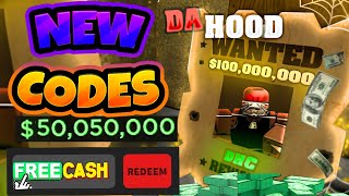 NEW CODES ALL WORKING CODES FOR DA HOOD OCTOBER 2024 ROBLOX DA HOOD CODES [upl. by Dde]