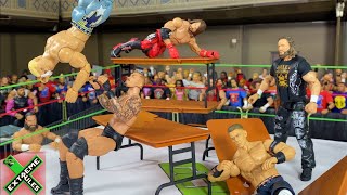 2024 Tables Elimination WWE Action Figure Match Cody Rhodes Bullet Club In Action [upl. by Rats]