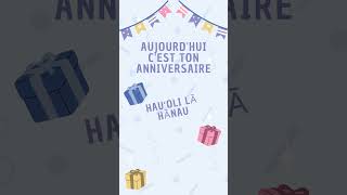 Aujourdhui cest ton anniversaire [upl. by Schertz]