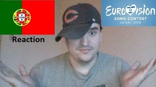 Sloth Reacts Eurovision 2019 Portugal Conan Osíris quotTelemóveisquot REACTION [upl. by Hausner]