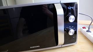 Samsung microwave oven MS23F302EAS first look and review [upl. by Butch]