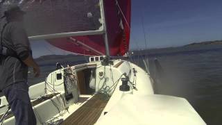 Beneteau First 30 quotTIJDquot Round the Rocks Singlehanded race [upl. by Arratoon]