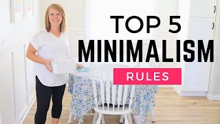 My 5 Favorite Minimalism Rules [upl. by Nodarse]