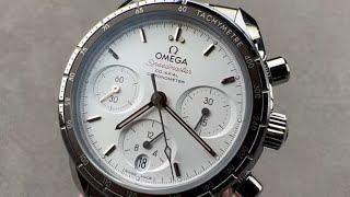 Omega Speedmaster Chronograph 38 32430385002001 Omega Watch Review [upl. by Shelley]