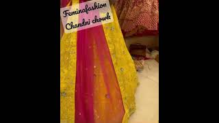 Femina fashion chandni chowk Bridal nd non bridal handwork karigari u can insta feminafashion [upl. by Aciretahs]