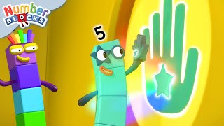 Numberblocks en español  Patrones códigos y secuencias  Aprende a contar  Matemáticas para niños [upl. by Nannah110]