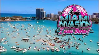 200 Jet Skis Ride Through Miami Biscayne Bay [upl. by Aynatal326]