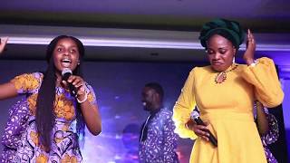 Iseoluwa amp Tope Alabi performs Rababa at the Unbreakable Concert [upl. by Anotal]