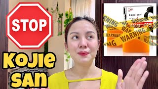 STOP using KOJIE SAN SOAP on your face 🫠  jammyllagas [upl. by Lynna]