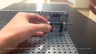 Worm and Wheel  VEX Robotics Mechanism Tutorial [upl. by Adham]