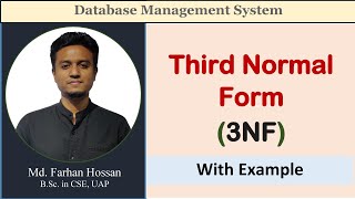 Lec 34  Third Normal Form  3NF  DBMS  Bangla Tutorial [upl. by Dewhurst]