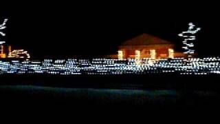 Oak Brook IL Butterfield Road Christmas lights at night [upl. by Simonsen]