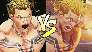 KOFAS vs SFV  Lukes Super Comparison [upl. by Ideih]