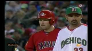 ¿Por que inicio la pelea entre Mexico vs Canada Beisbol 2013 [upl. by Haerr]