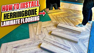 How To Install Herringbone Laminate Flooring [upl. by Chisholm]