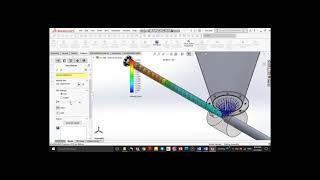 EXTRUDER Flow Simulation in SolidWorks Watch amp Subscribe [upl. by Alesi]