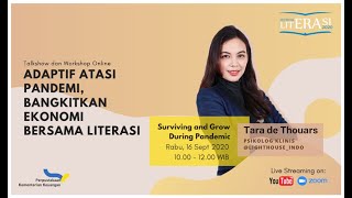 FESTIVAL LITERASI 2020  SURVIVING AND GROW DURING PANDEMIC bersama TARA DE THOUARS [upl. by Ednargel]