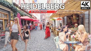 GERMANYS MOST ROMANTİC UNİVERSİTY CİTY  4K WALKİNG TOUR With Chaption 4K HDR 60fps [upl. by Alyakem37]