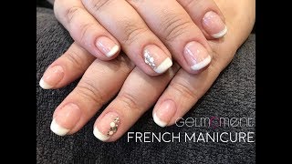 French Manicure with GelMoment [upl. by Sheela38]