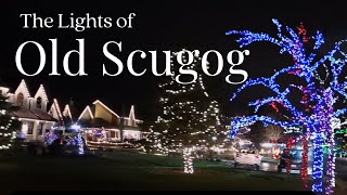 The Lights of Old Scugog Road  Beautiful Christmas Drive [upl. by Llatsyrc]