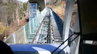 Führerstandsmitfahrt auf der Innsbrucker Nordkettenbahn Bergfahrt [upl. by Ailliw449]