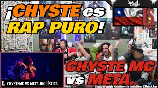 🔴COLOMBIANOS REACCIONAN a CHYSTE MC vs META  ¡CHYSTE es RAP PURO LEYENDAS DEL FREE 2019 [upl. by Sisenej]