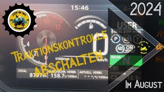 Traktionskontrolle abschalten Honda Transalp XL750 [upl. by Uaeb710]