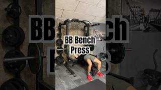 BB Bench Press Développé Couché à la barre [upl. by Trici]