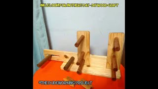 How to Make Your Own Inkle Loom  DIY Wood Working Mothers Day Special [upl. by Einamrej]