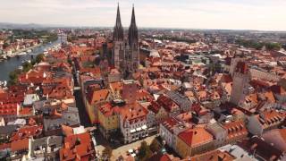 Regensburg von oben  ANTENNE BAYERN quotBayern von obenquot [upl. by Hgalehs]