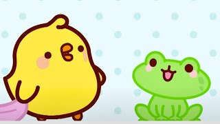 Molang  The Frog 🐸  Funny Cartoons For Kids  HooplaKidz Toons [upl. by Eclud73]