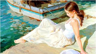 Delilah ☆ Muslim Magomaev amp Vladimir Volegov Paintings [upl. by Yona]