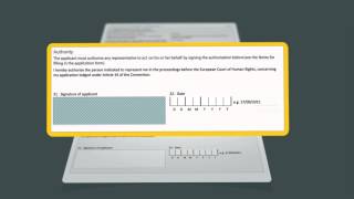ENG ECHR  The correct way to lodge an application with the Court English Version [upl. by Elleiad]