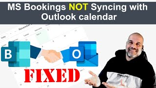 Bookings not syncing with Outlook Calendar FIXED [upl. by Omrellug]