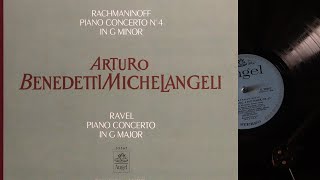 LP Rachmaninov  Piano Concerto No 4  Michelangeli side A [upl. by Stav]