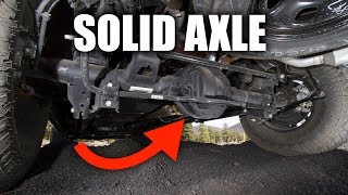 Solid Axle Suspension  How Truck Suspensions Work [upl. by Toomin]