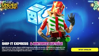 ALLE Ship it Express Schnappschuss amp Winterfest Aufträge  Fortnite Chapter 5 Season 1 2023 [upl. by Yolande]