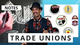 What is a TRADE UNION How do they OPERATE in our ECONOMY  EMS Grade 8 [upl. by Noyk]