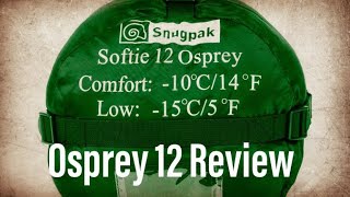 Snugpak Osprey 12 sleeping bag Review [upl. by Llien]