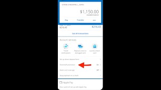 Where is overdraft protection on Chase app [upl. by Iddet]