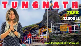 TUNGNATH  World’s Highest Shiva Temple 🔱 Trek Chopta Uttarakhand [upl. by Dody]