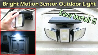 NEW Solar Outdoor Light With Remote Control  2 Pack [upl. by Matthiew]