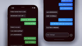 💬📱Chat Messenger App • Full Tutorial from scratch  Flutter x Firebase [upl. by Geanine]