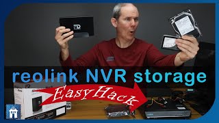 3 Ways to Increase Hard Drive Capacity on a Reolink NVR Cool Hack [upl. by Orravan]